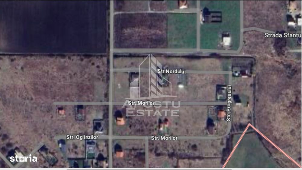 Teren 617 mp, de vanzare,  zona de case noi, Sacalaz.