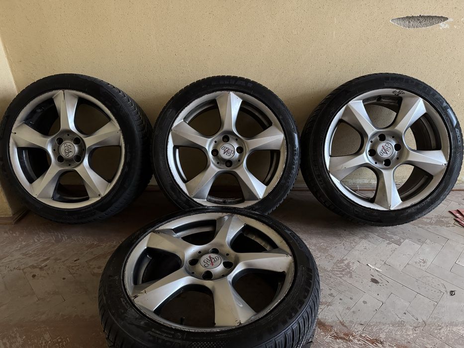 Jante auto cu cauciucuri all season R17