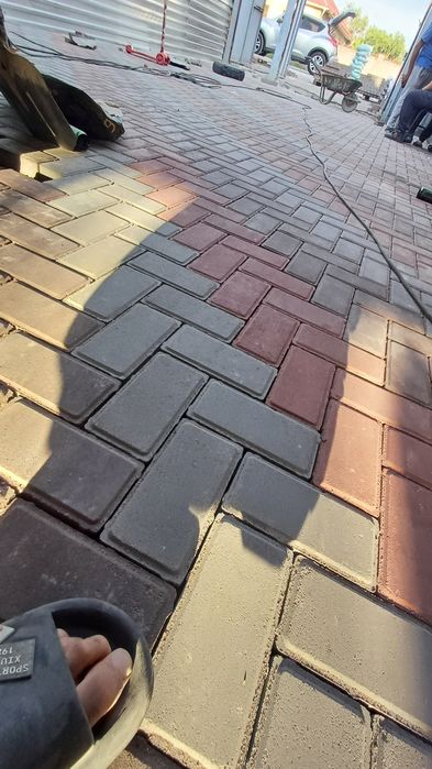 Укладка брусчатки