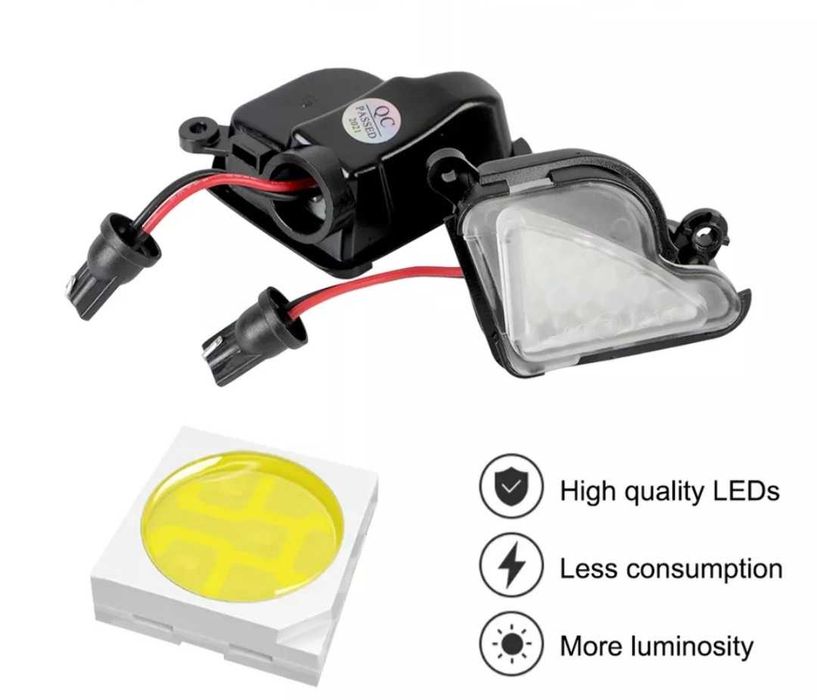Светлини за огледалата тип лайт пакет Шкода Skoda light packet лед led