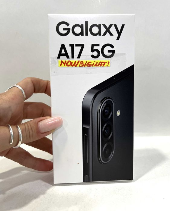 Samsung A17 5G, Black, 128GB/4GB RAM, garantie, NOU/Sigilat!