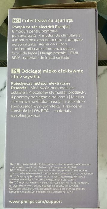 Pompa san Philips Avent Essential SCF323/11 noua
