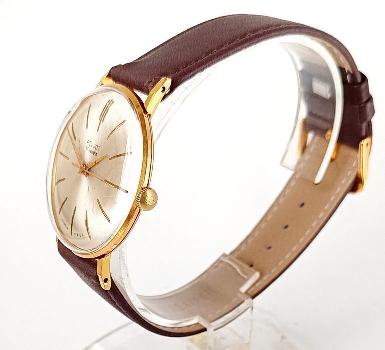 Poljot 17 jewels cal. 2409 - мъжки механичен часовник с ръчно навиване