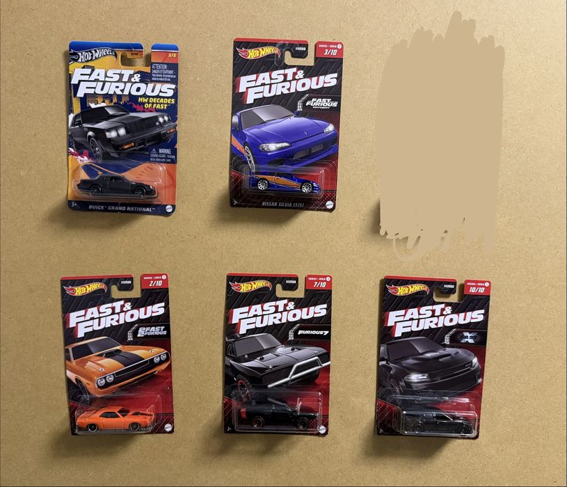Mașinuțe Hotwheels Fast&Furious