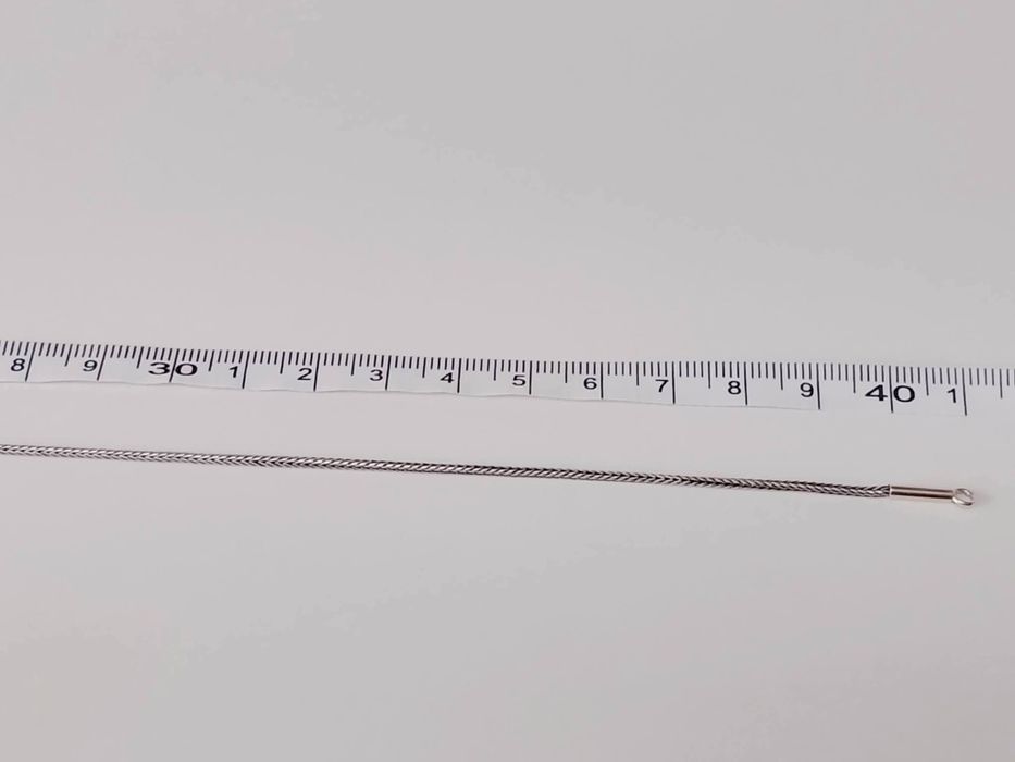 Vechi colier lant si pandantiv argint 925, piatra zirconiu, copii