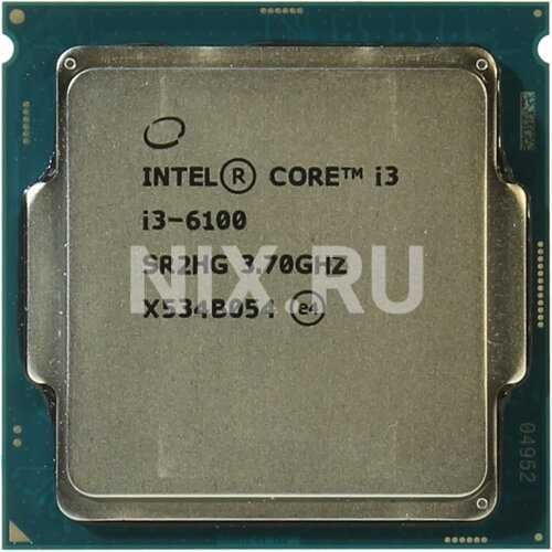 i3 6100 процессор