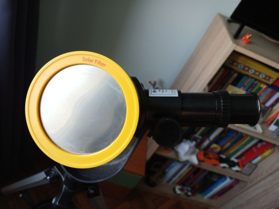 Telescop astronomic Bresser Solarix 76/350 cu filtru solar pe montura AZ