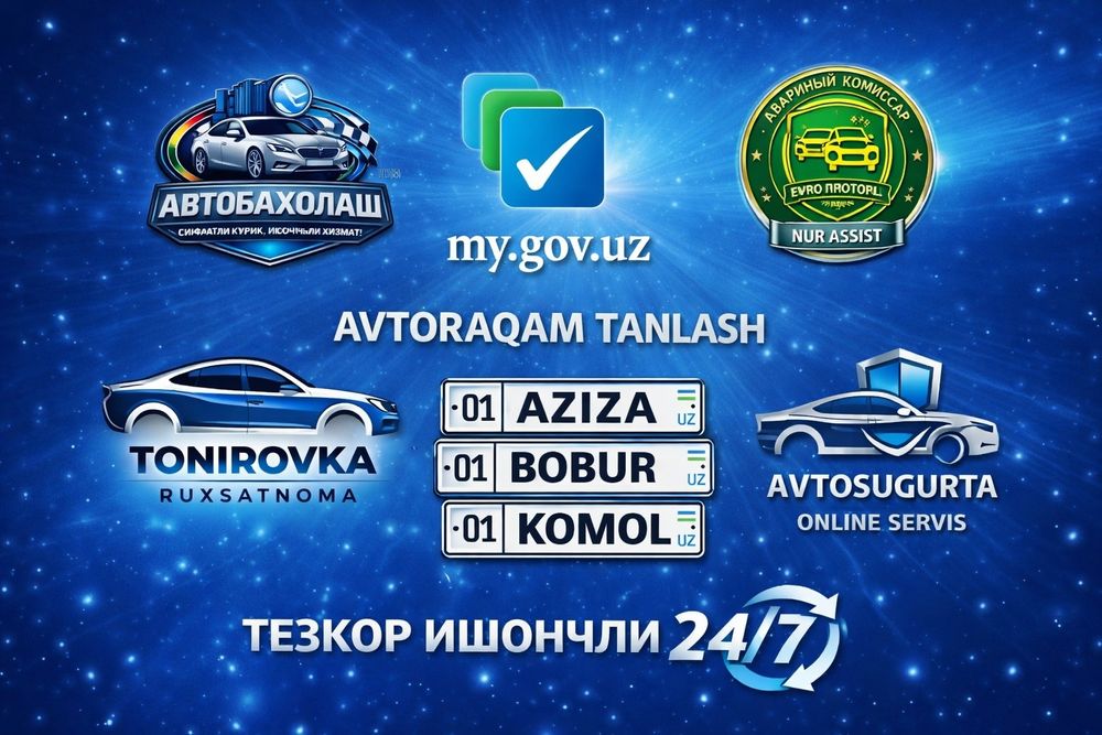 Avtosugurta Avtobaxolash Avtoraqam Europratakol  Tanirofka Mygov