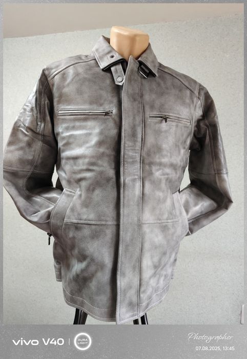 Мужская кожаная куртка