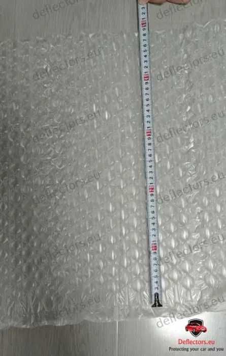 Folie aerodinamică ambalare - role din folie HDPE folie pentru umflare – 0,6 x 300m MARE/MEDIE (60 cm lățime neumflată și 47 cm umflată, 18 microni)