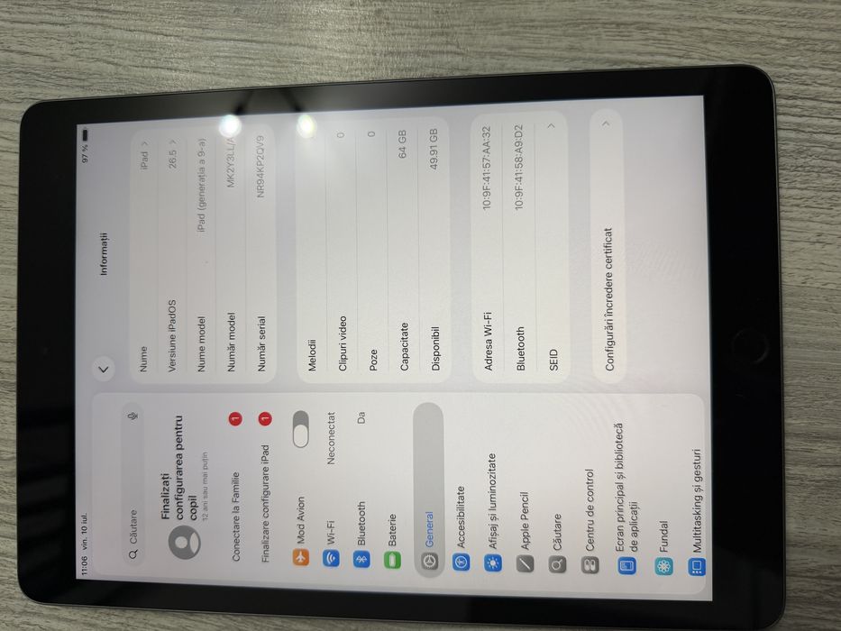 Tableta Apple iPad 9 64GB