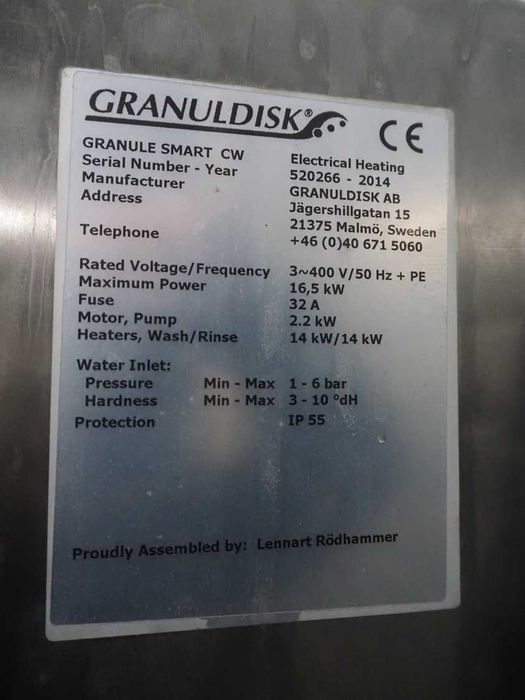 Granuldisk masina de spalat oale ,tavi,gn,diverse cu granule plastic