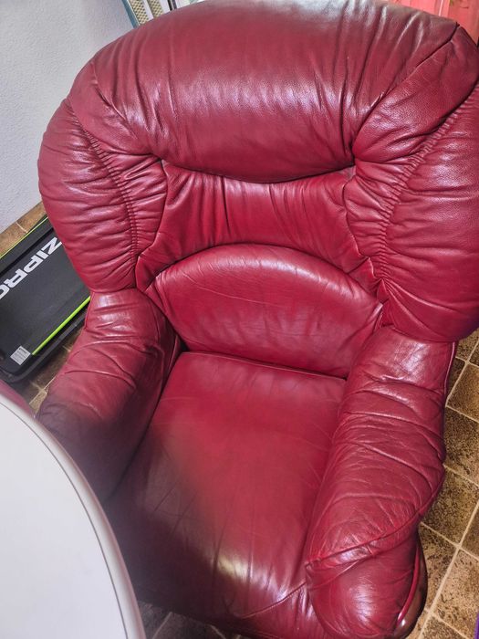 Холова гарнитура Естесвена кожа