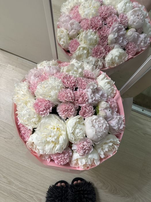 Букет пионы Алматы 15к