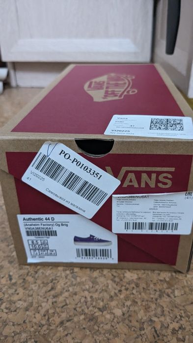 Новые кеды Vans оригинальные