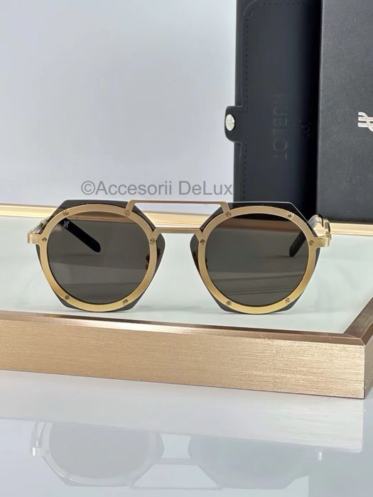 Ochelari de Soare Hublot 006 Noi Full Box [Cerificare Colet] Gold