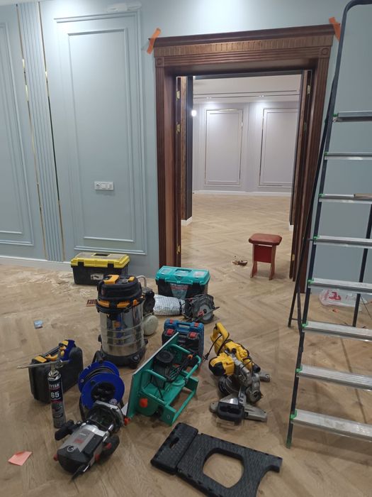 Есік орнату.Установка двери