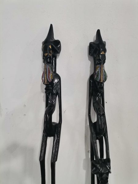 Африканска статуетка - Семейство