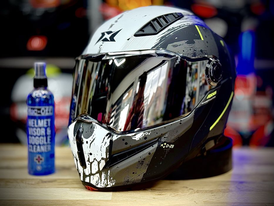 Casca Moto Modulabila / Flip-Up Axxis Ghost Fighter D29/B2 Gri Mat