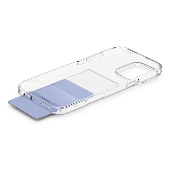 Spigen Crystal Slot силиконов кейс отделение за карти iPhone16 Pro/Max
