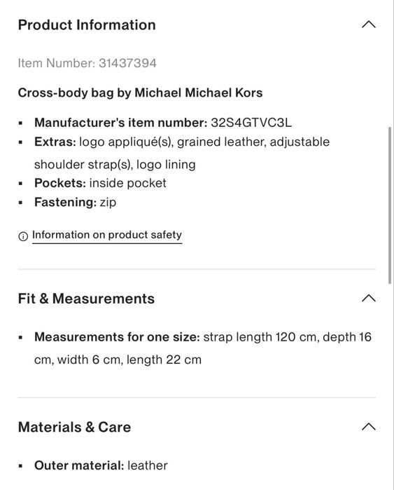 Michael Kors чанта