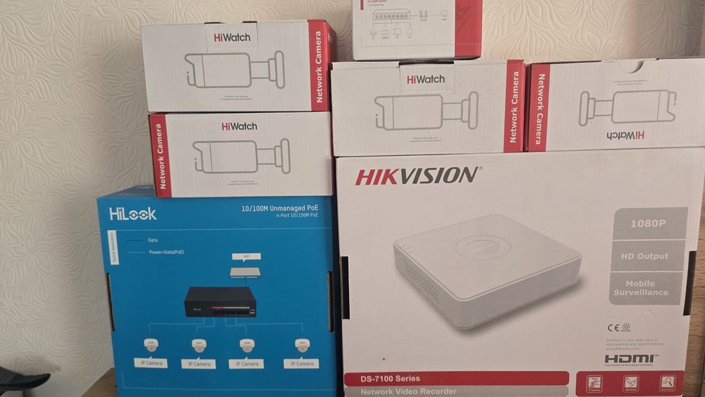 Комлпект камера видеонаблюдение сатылады