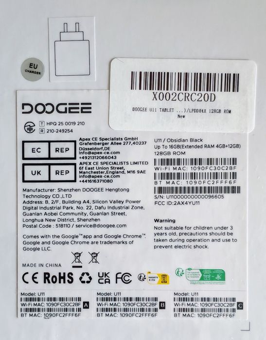 DOOGEE tablete sigilate, super preț !