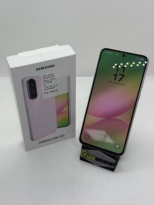 Telefon mobil Samsung Galaxy A56, Dual SIM, 8GB RAM, 128GB, 5G, -A-
