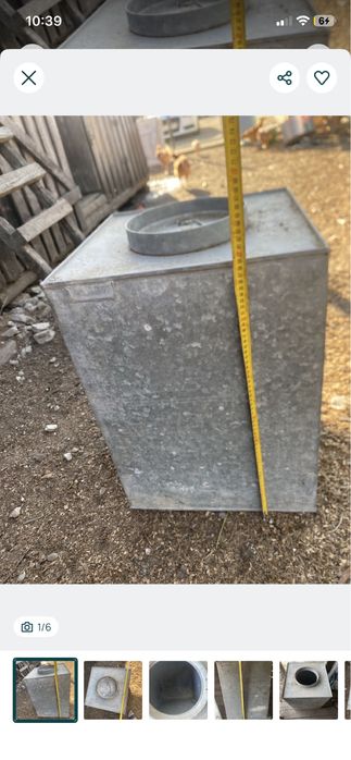 Recipient metal.