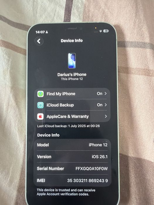 Iphone 12 aproape nou