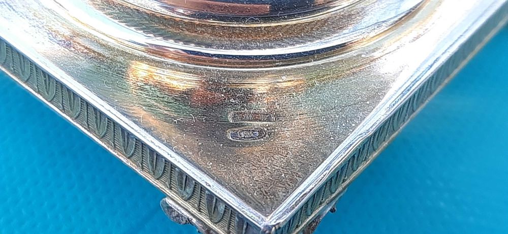 Zaharnita, argint masiv 800, F.lli Fossi, Italia, an 1955, 144 g