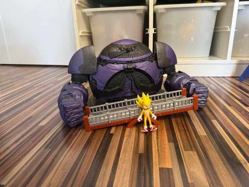 Set de joaca Sonic - Giant Eggman Robot, cu figurina, 6 cm