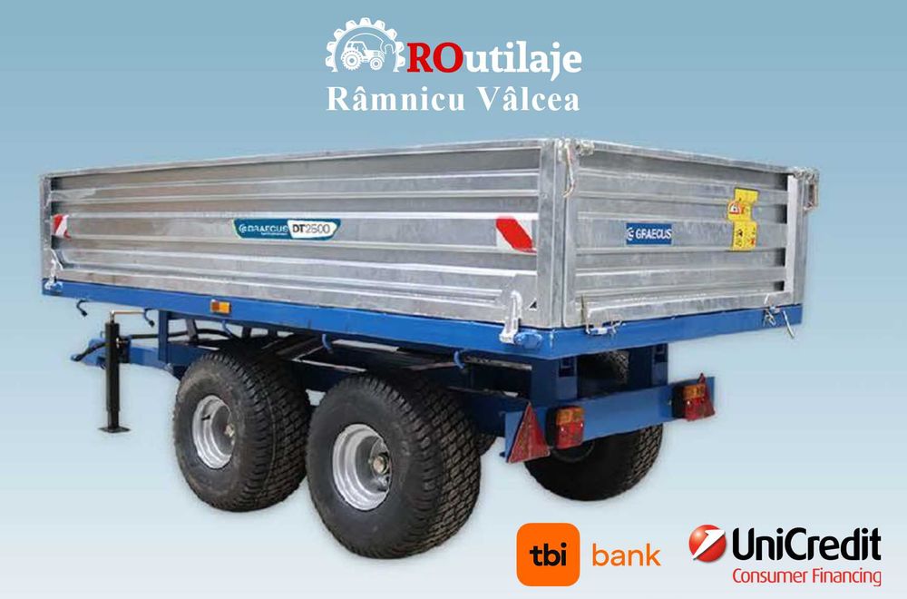 Remorcă Basculabilă Graecus pentru Tractor Japonez – Piese pe Stoc
