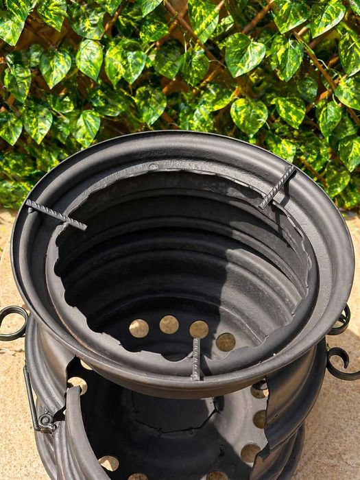 Set sobă din jantă + disc grătar aluminiu 60 cm – 399 lei
