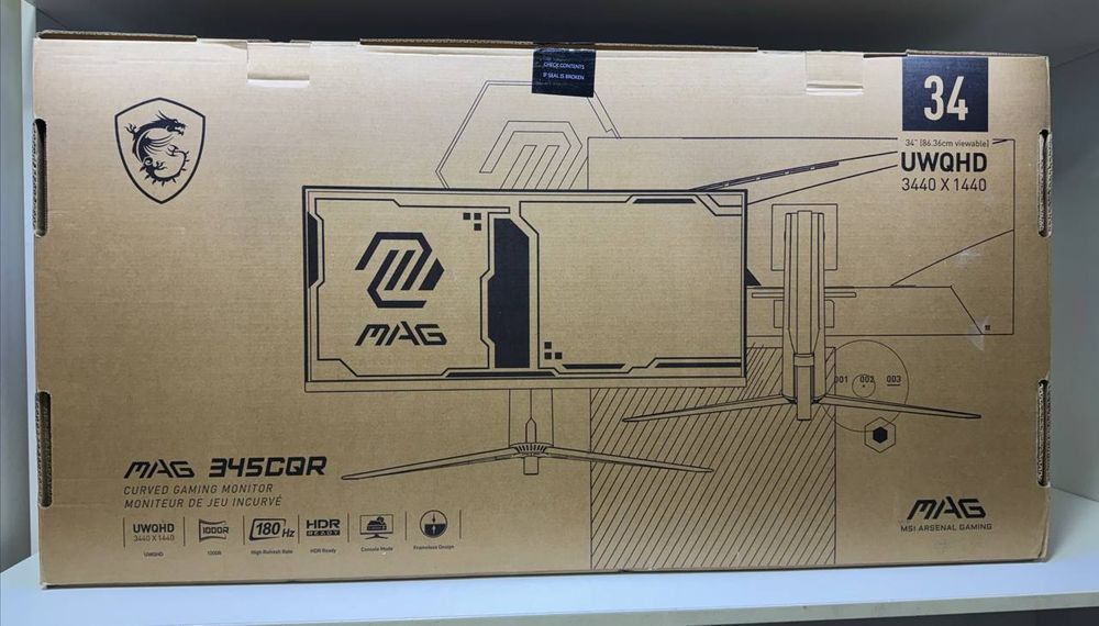 Msi 34 Curvid 3k 180Hz idealni