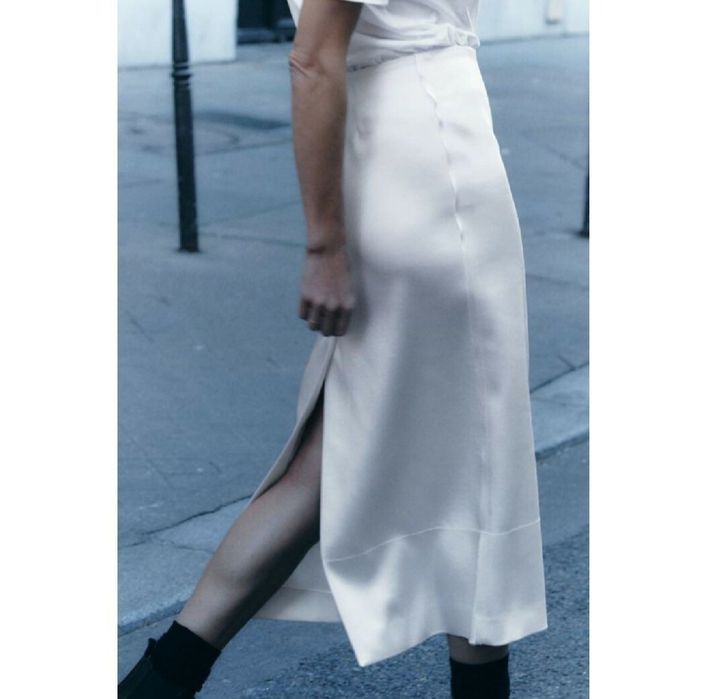 Fusta satinata, Zara limited edition