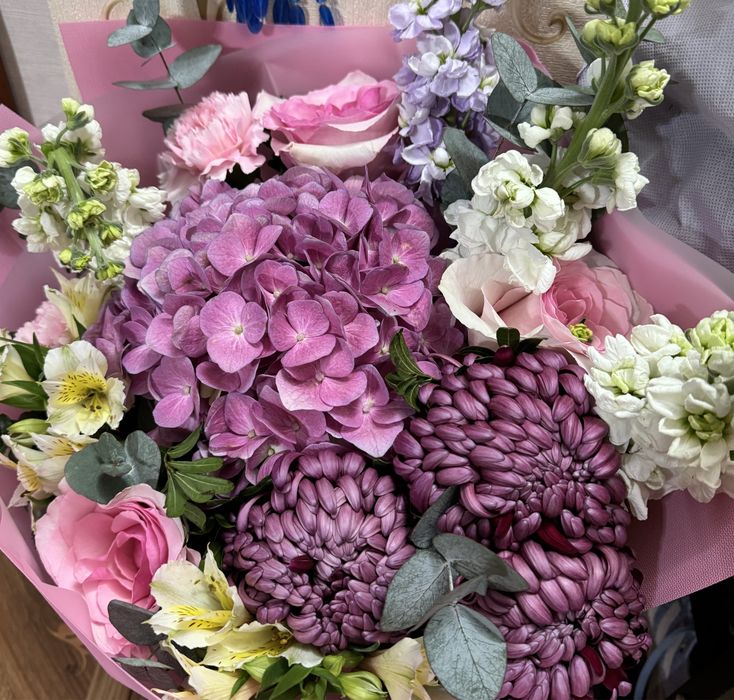 Цветы, разные, красивый букет