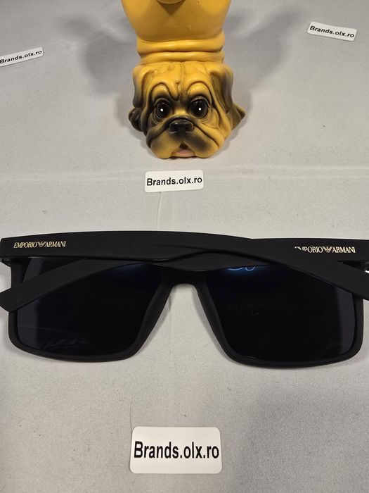 Ochelari de soare polarizati Emporio Armani, negri, YT7023P, made in Italy