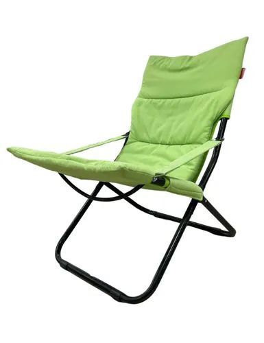 Кресло-шезлонг складное с матрасом.