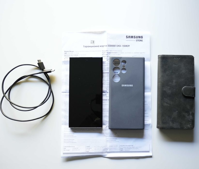 Samsung Galaxy S23 Ultra 256GB зелен - като нов!
