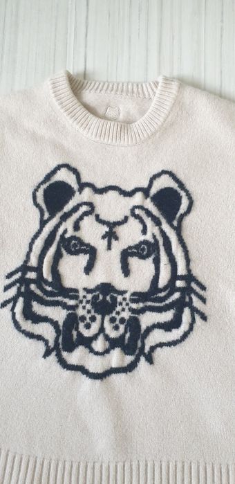 KENZO Paris Wool / Knit Womens Size  M  ОРИГИНАЛ! Дамски Пуловер !