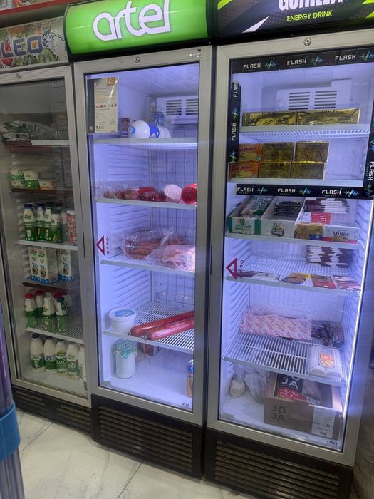 Muzlatgichlar.3ta stoyka sovutgich va 1 muzxonali muzlatgich