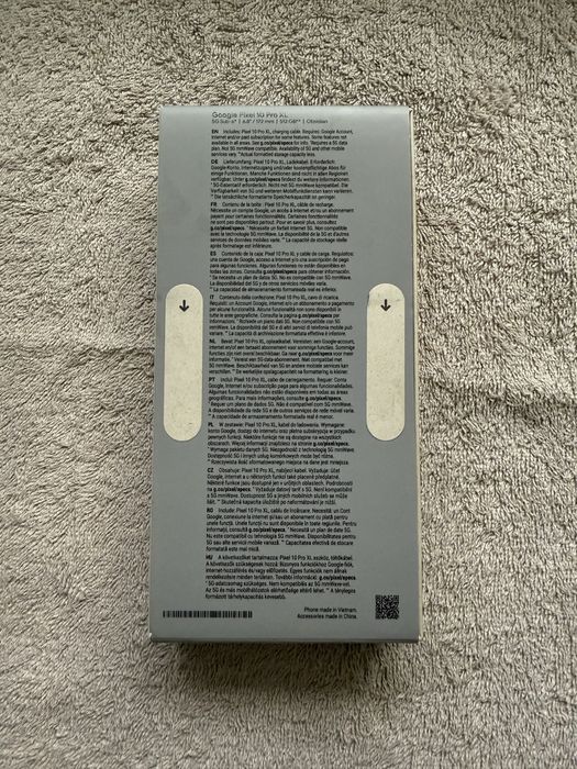 google pixel 10 pro xl SIGILAT 512 GB obsidian