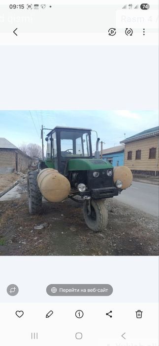 Traktor dori sepish aparati bilan sotiladi