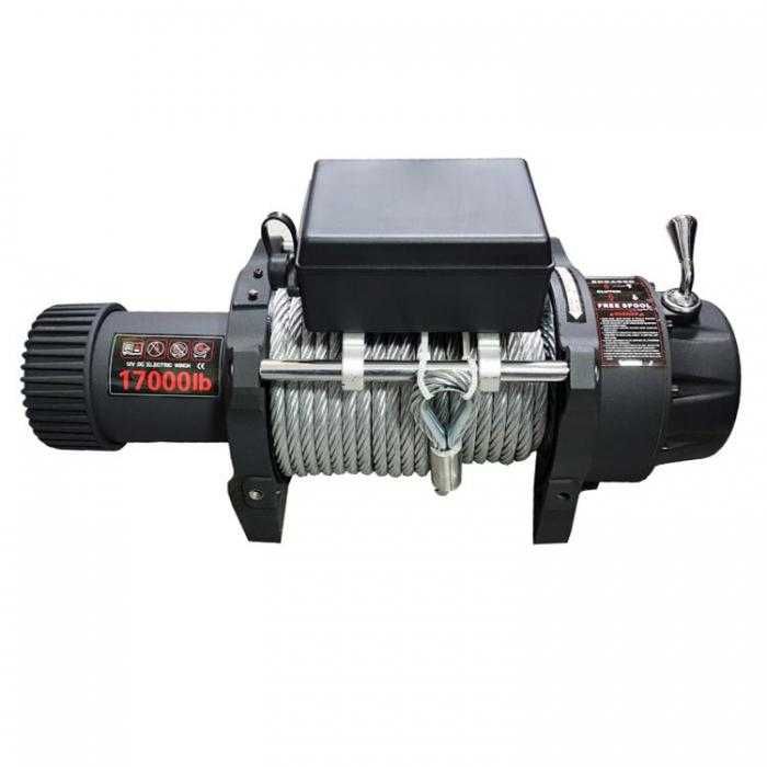 Електрическа лебедка 17000LBS (7711 кг), 12V с дистанционно