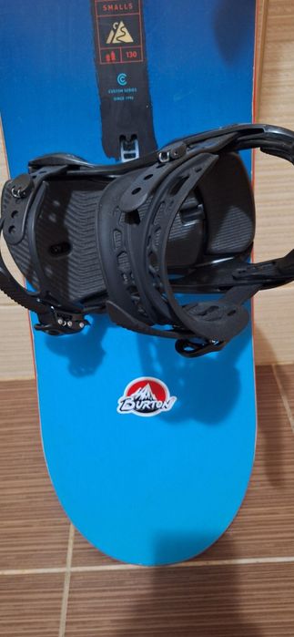 Placa snowboard 130cm burton Chanel costom-legaturi noi