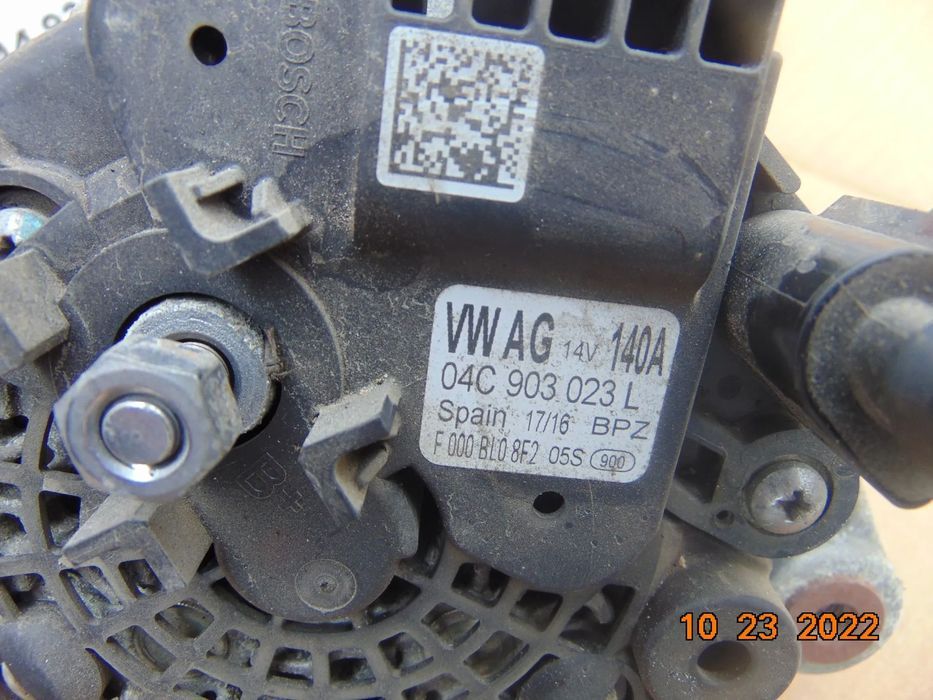Alternator VW 1.4tfsi tsi 1.2 tsi Passat b8 b7 Golf 7 Tiguan Touran Seat Leon toledo ibiza audi a3