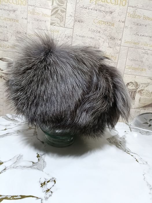 Шапка новая чернобурка