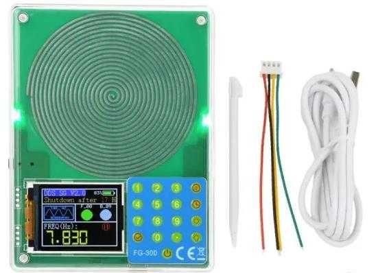 1000mA Батерия DDS Генератор на Шуман 7.83Hz 1.8" LCD 0.001Hz~200KHz