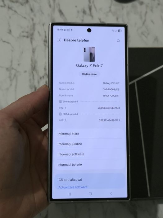 Vand/schimb Samsung Z Fold7 256gb